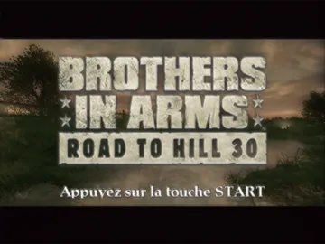 Brothers in Arms - Road to Hill 30 screen shot title